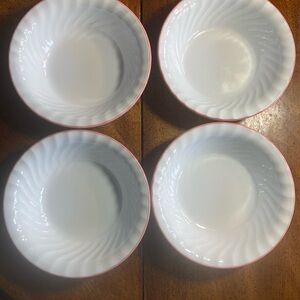4 Corelle Peony 22 oz Cereal Bowls